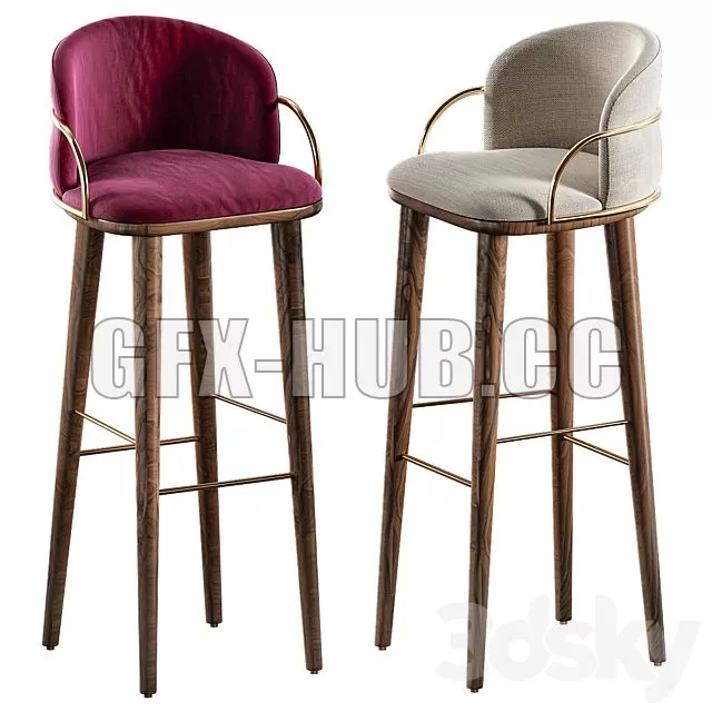 FURNITURE 3D MODELS – Arven Barstool by Parla FURNITURE 3D MODELS – Arven Barstool by Parla