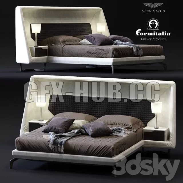 FURNITURE 3D MODELS – Aston Martin V146 Bed FURNITURE 3D MODELS – Aston Martin V146 Bed