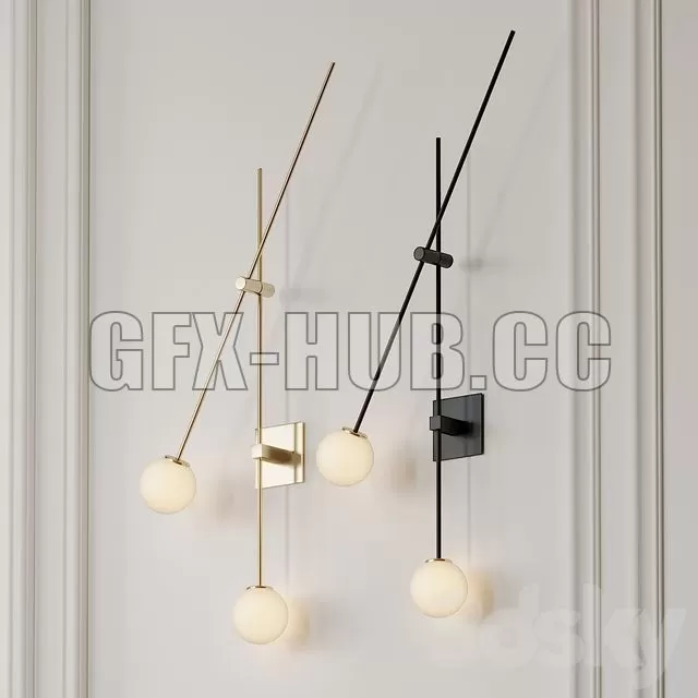 FURNITURE 3D MODELS – ATELIER DE TROUPE Tempo Wall Sconce FURNITURE 3D MODELS – ATELIER DE TROUPE Tempo Wall Sconce