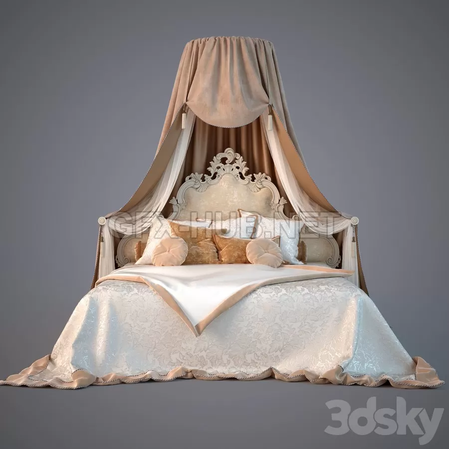 FURNITURE 3D MODELS – Bed Mademoiselle factory Bolzan FURNITURE 3D MODELS – Bed Mademoiselle factory Bolzan