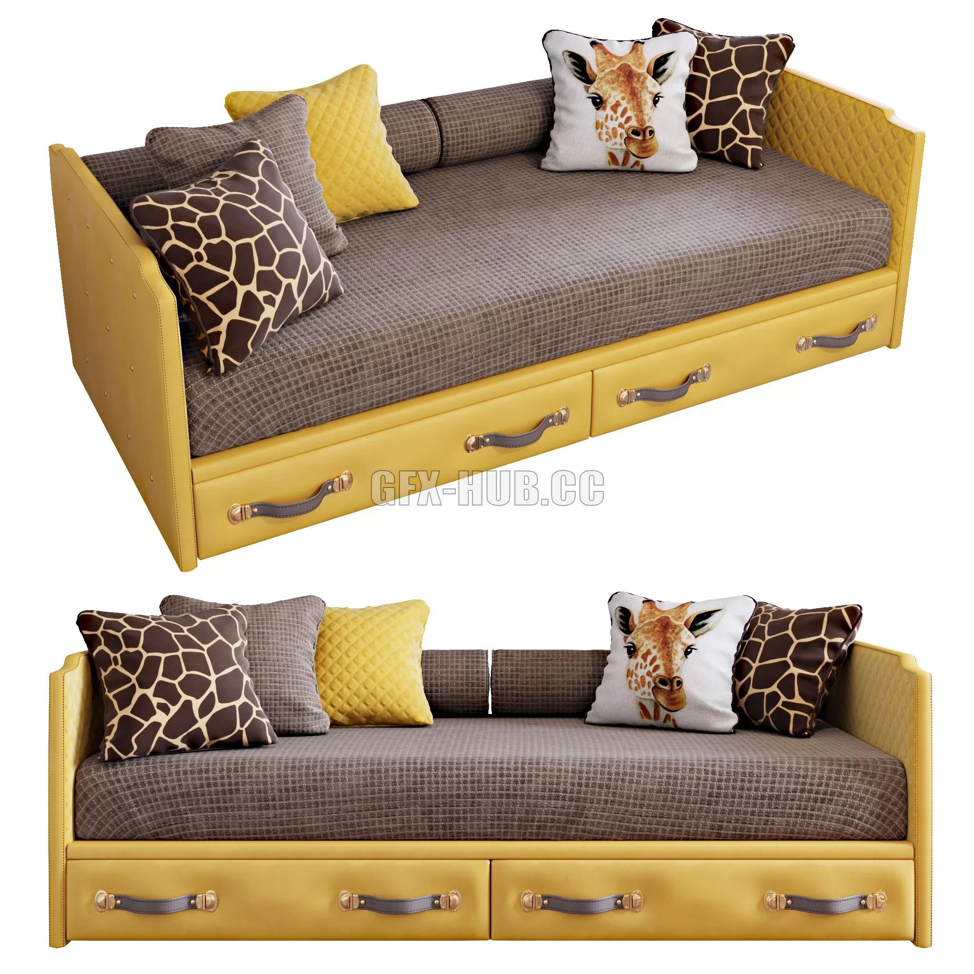 FURNITURE 3D MODELS – Bed Manifesto Valigia Yellow 01 YOU FURNITURE 3D MODELS – Bed Manifesto Valigia Yellow 01 YOU