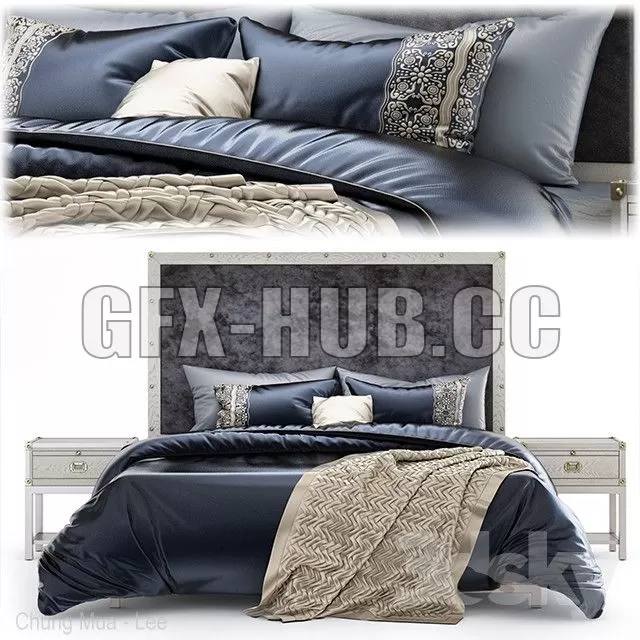 FURNITURE 3D MODELS – Bed Michael Amini FURNITURE 3D MODELS – Bed Michael Amini