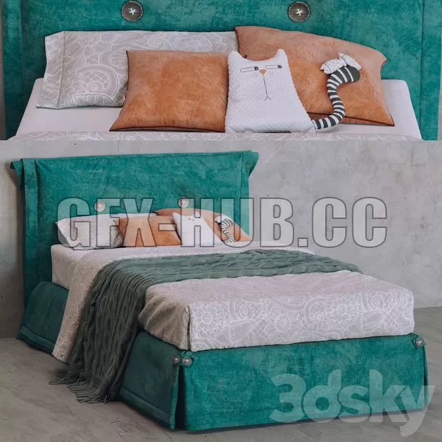 FURNITURE 3D MODELS – Bed Tomasella Amami FURNITURE 3D MODELS – Bed Tomasella Amami