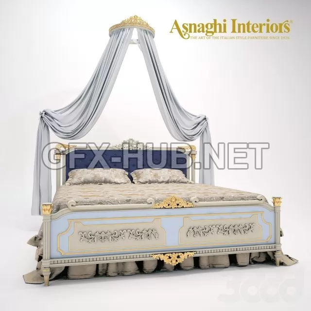 FURNITURE 3D MODELS – Bedroom set Asnaghi Interiors FURNITURE 3D MODELS – Bedroom set Asnaghi Interiors