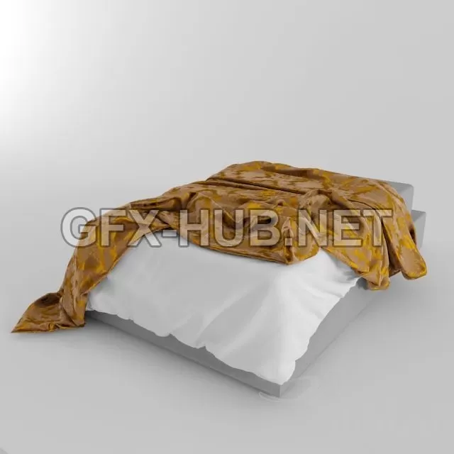 FURNITURE 3D MODELS – Bedspread with a pattern FURNITURE 3D MODELS – Bedspread with a pattern