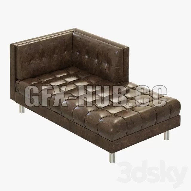 FURNITURE 3D MODELS – Bernhardt Dunhill Right Arm Chaise FURNITURE 3D MODELS – Bernhardt Dunhill Right Arm Chaise