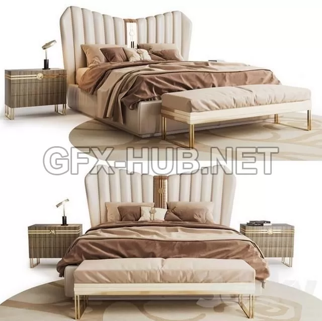 FURNITURE 3D MODELS – Bizzotto Bedroom Do Re FURNITURE 3D MODELS – Bizzotto Bedroom Do Re