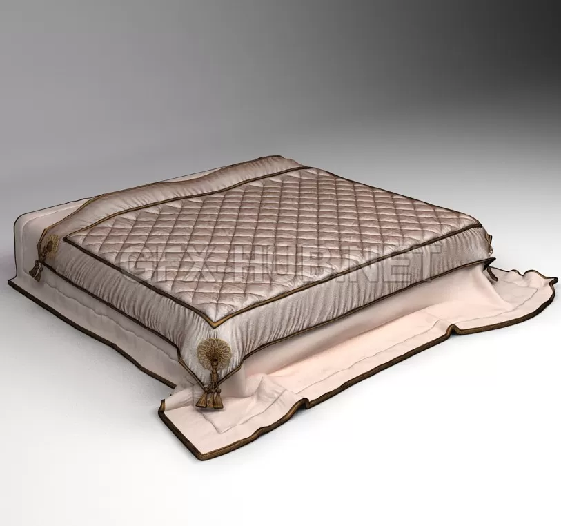 FURNITURE 3D MODELS – Blanket for bed FURNITURE 3D MODELS – Blanket for bed