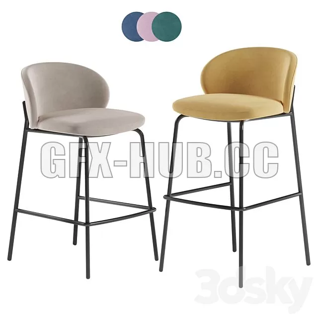FURNITURE 3D MODELS – BoConcept Princeton Barstool FURNITURE 3D MODELS – BoConcept Princeton Barstool