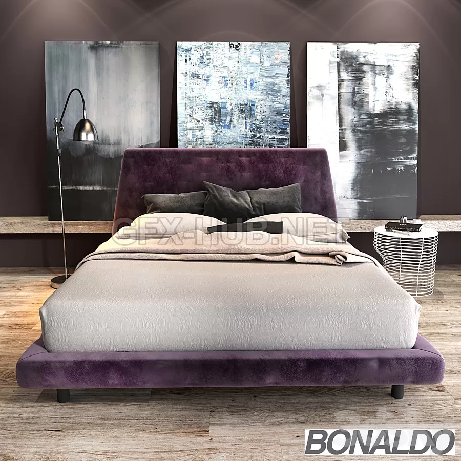 FURNITURE 3D MODELS – Bonaldo Joe Ego bed FURNITURE 3D MODELS – Bonaldo Joe Ego bed