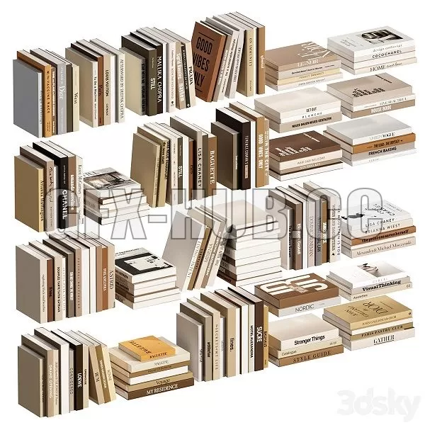 FURNITURE 3D MODELS – Book Set 2 FURNITURE 3D MODELS – Book Set 2