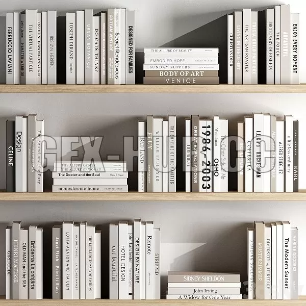 FURNITURE 3D MODELS – Book Set 4 FURNITURE 3D MODELS – Book Set 4