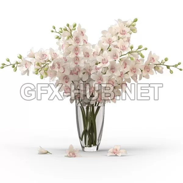 FURNITURE 3D MODELS – Bouquet of orchids FURNITURE 3D MODELS – Bouquet of orchids