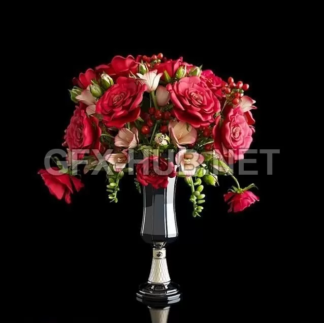 FURNITURE 3D MODELS – Bouquet of Roses FURNITURE 3D MODELS – Bouquet of Roses