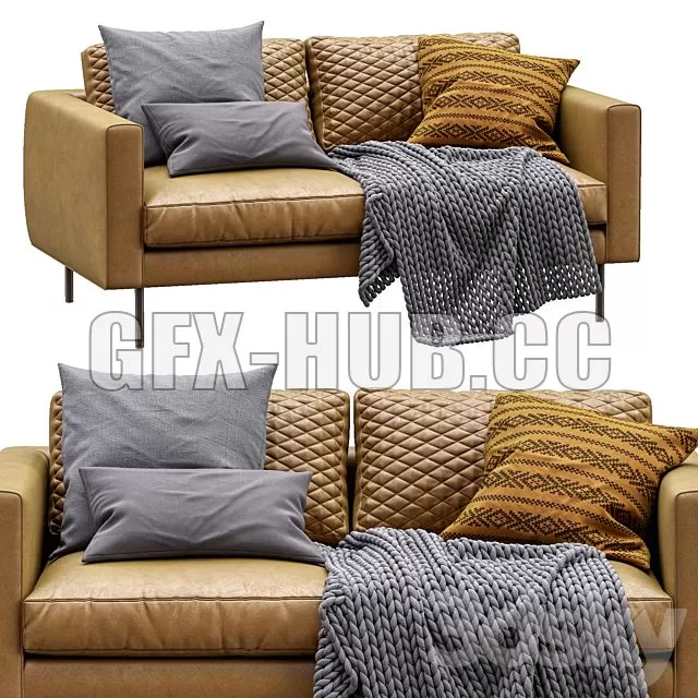 FURNITURE 3D MODELS – Boutique Leather Sofa By Moooi