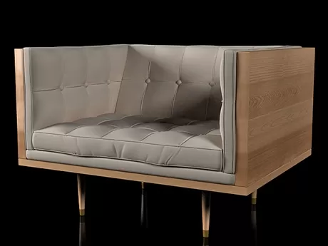 FURNITURE 3D MODELS – Box Armchair