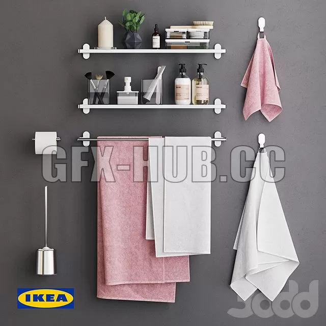 FURNITURE 3D MODELS – Brogrund Bath Set