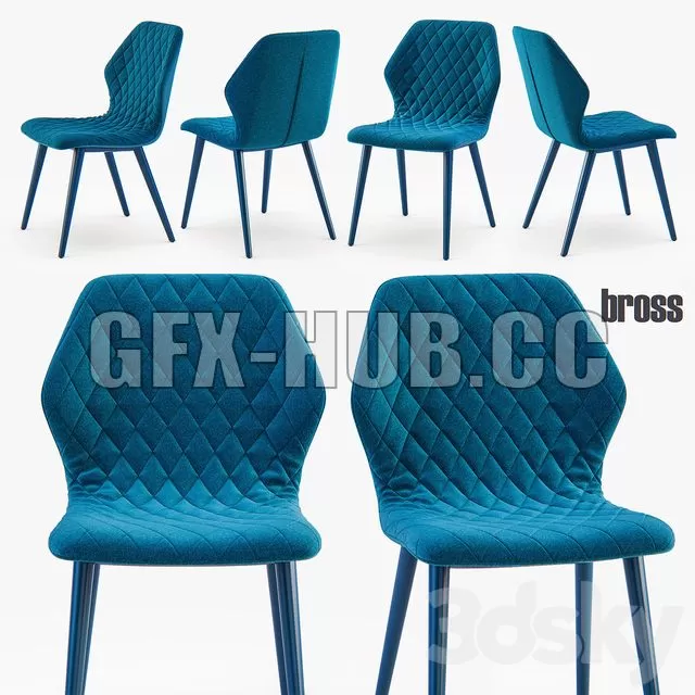 FURNITURE 3D MODELS – Bross Italia Ava chair