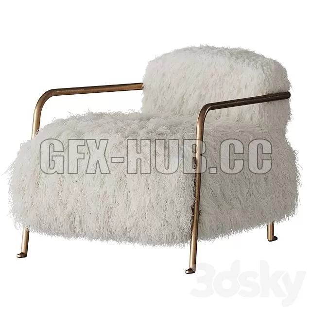 FURNITURE 3D MODELS – Bruxelles Armchair by Baxter