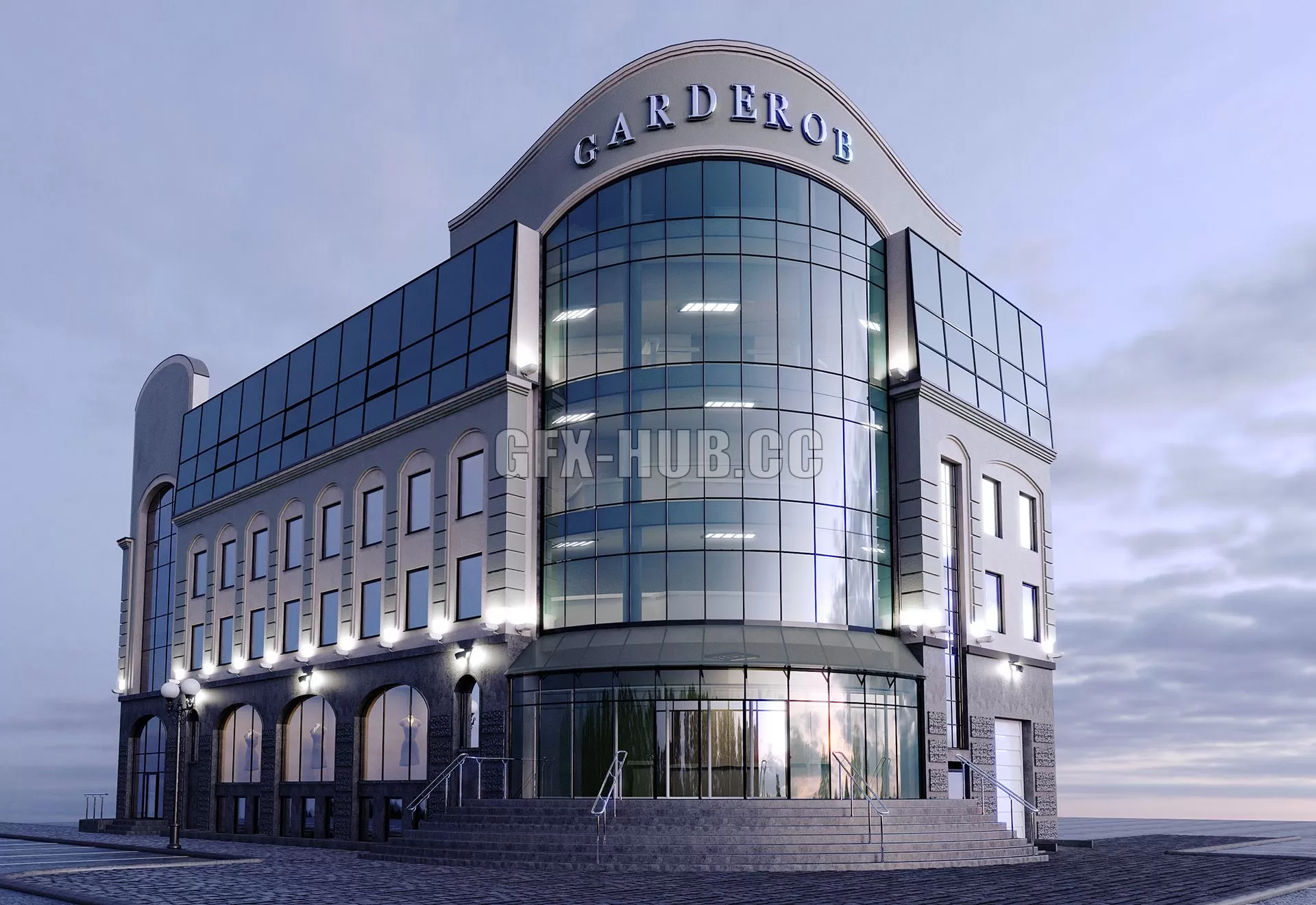 FURNITURE 3D MODELS – Building Facade Garderob