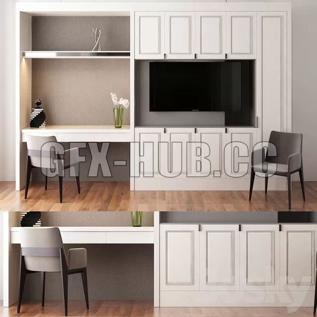 FURNITURE 3D MODELS – Built-in cabinetry