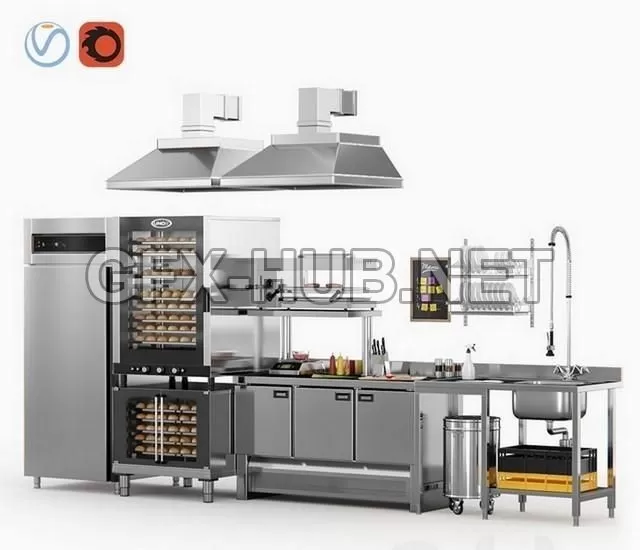 FURNITURE 3D MODELS – Cafe Equipment