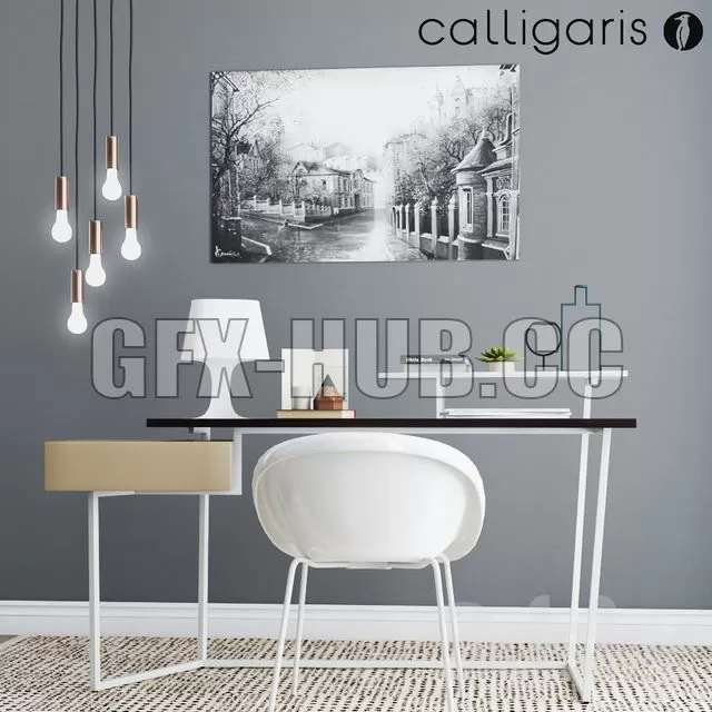 FURNITURE 3D MODELS – Calligaris set