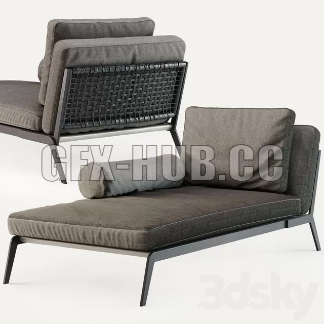 FURNITURE 3D MODELS – Camerich LA Arc Lounge Chair