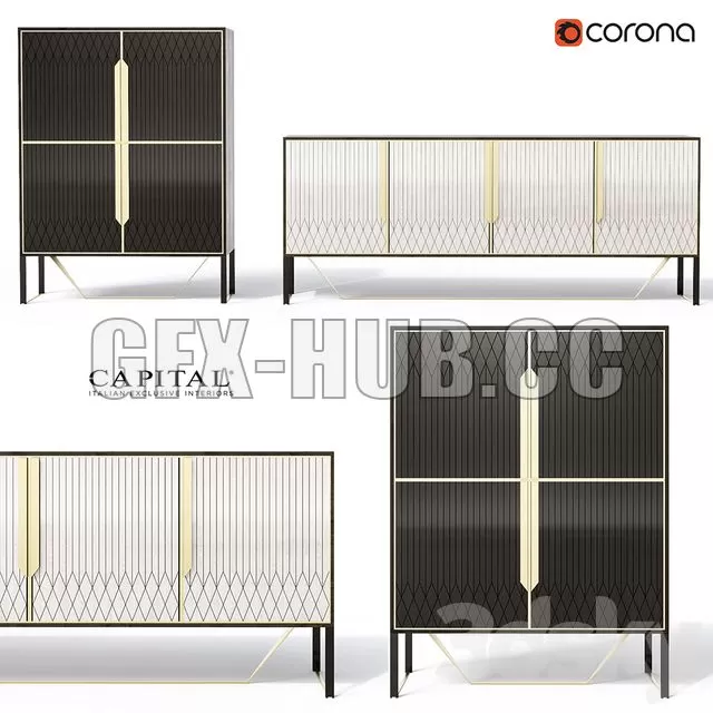 FURNITURE 3D MODELS – Capital Prisma set FURNITURE 3D MODELS – Capital Prisma set
