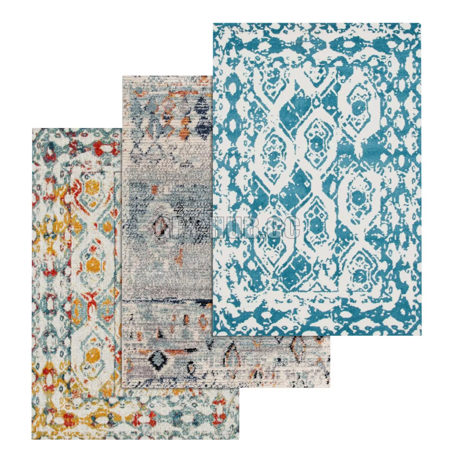 FURNITURE 3D MODELS – Carpets Set 1794 FURNITURE 3D MODELS – Carpets Set 1794