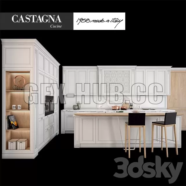 FURNITURE 3D MODELS – Castagna Cucine Princess FURNITURE 3D MODELS – Castagna Cucine Princess