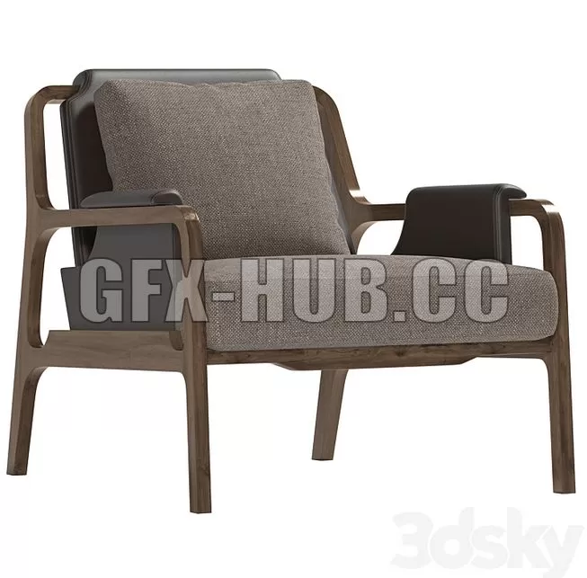 FURNITURE 3D MODELS – CASTE Fergus Armchair