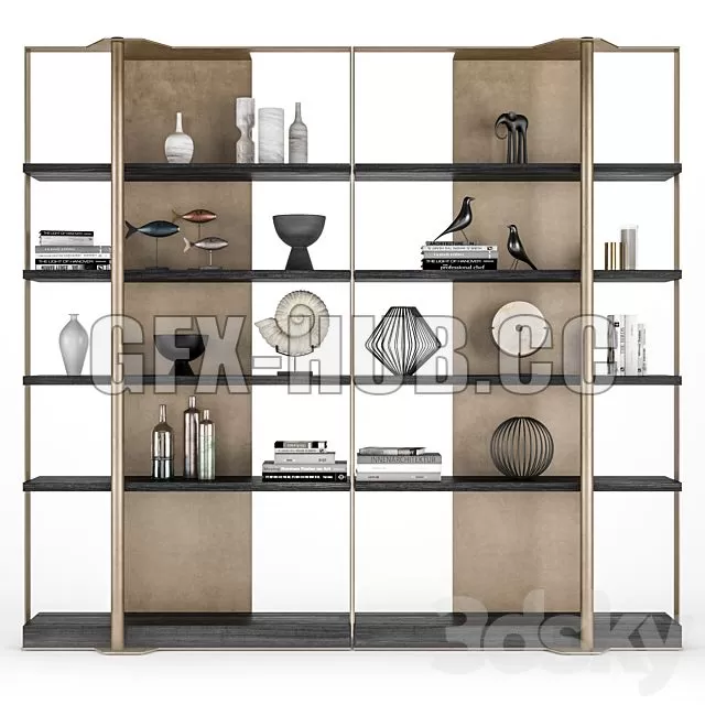 FURNITURE 3D MODELS – Caste Holt Bookcase