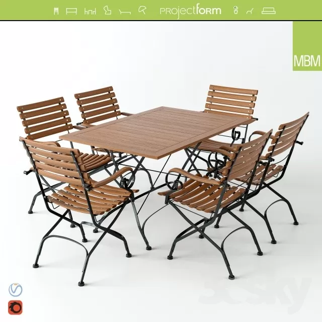 3DSKYMODEL – Dining Table sets – 3938