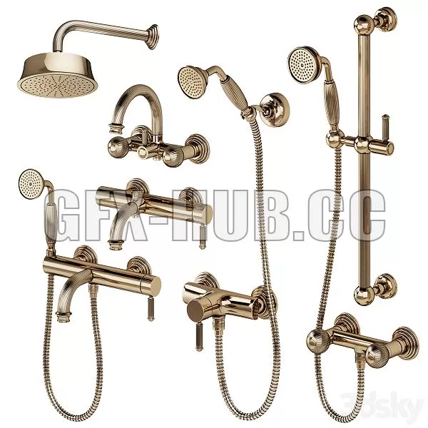FURNITURE 3D MODELS – Cezares Olimp Shower Faucets