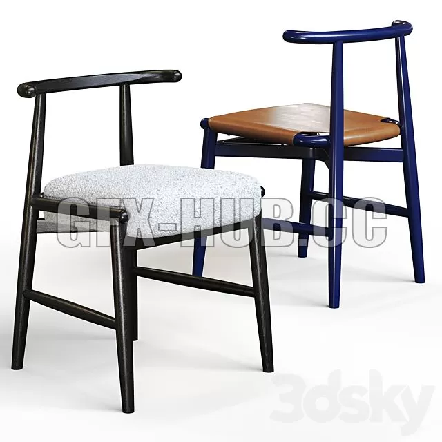 FURNITURE 3D MODELS – Chairs Meridiani Emilia KUOIO