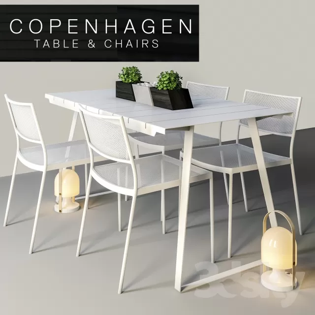 3DSKYMODEL – Dining Table sets – 3947