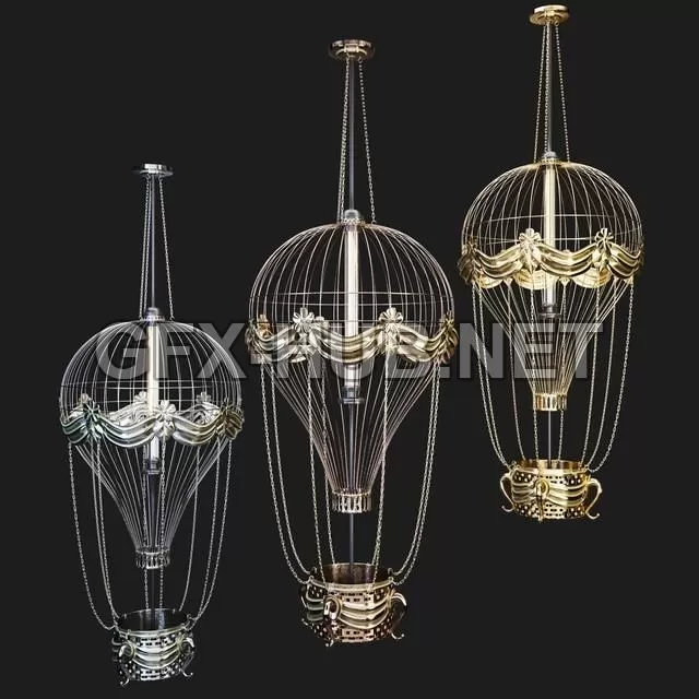 FURNITURE 3D MODELS – Chandelier Balloon