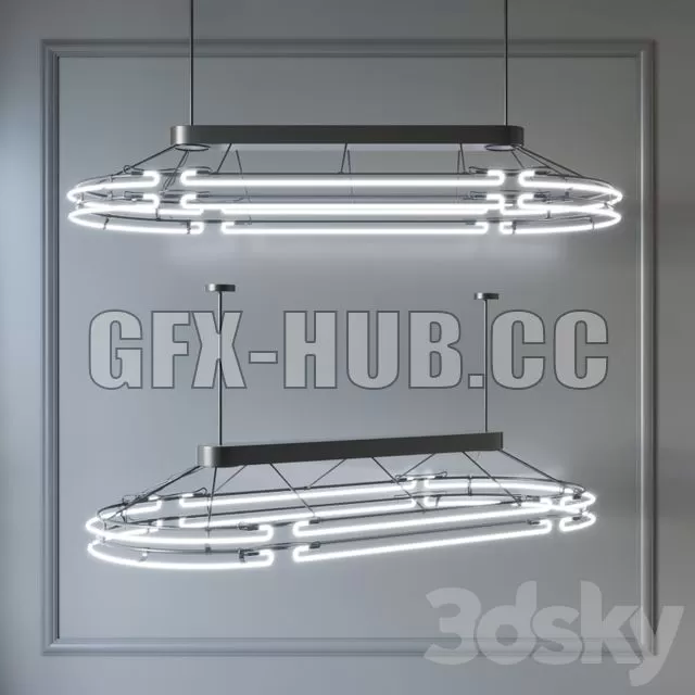 FURNITURE 3D MODELS – Chandelier from Neon 2