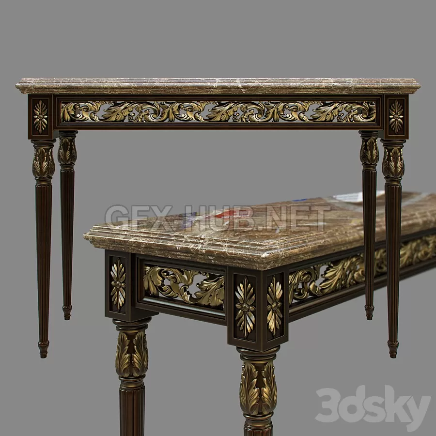 FURNITURE 3D MODELS – Chelini console