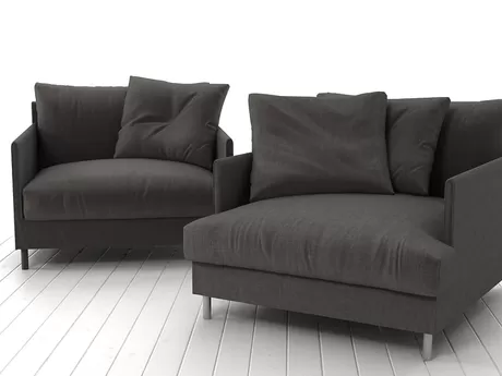 FURNITURE 3D MODELS – Chemise armchair