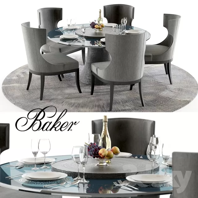 3DSKYMODEL – Dining Table sets – 3953