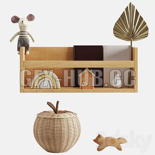 FURNITURE 3D MODELS – Children Decor 03