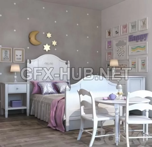 FURNITURE 3D MODELS – Children from Pottery Barn