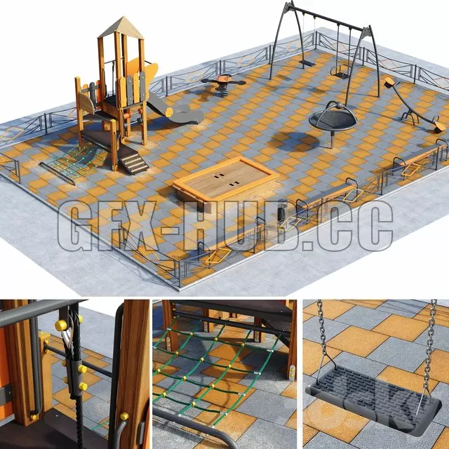 FURNITURE 3D MODELS – Children Playground