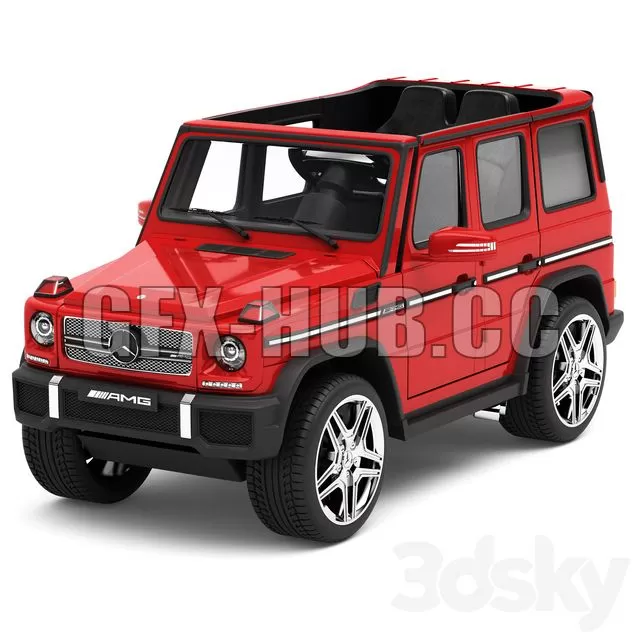 FURNITURE 3D MODELS – Childrens Electric Car Mercedes Benz G65 AMG