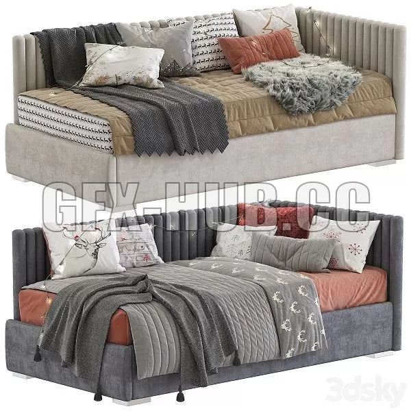 FURNITURE 3D MODELS – Childrens Sofa Bed in a Modern Style 216