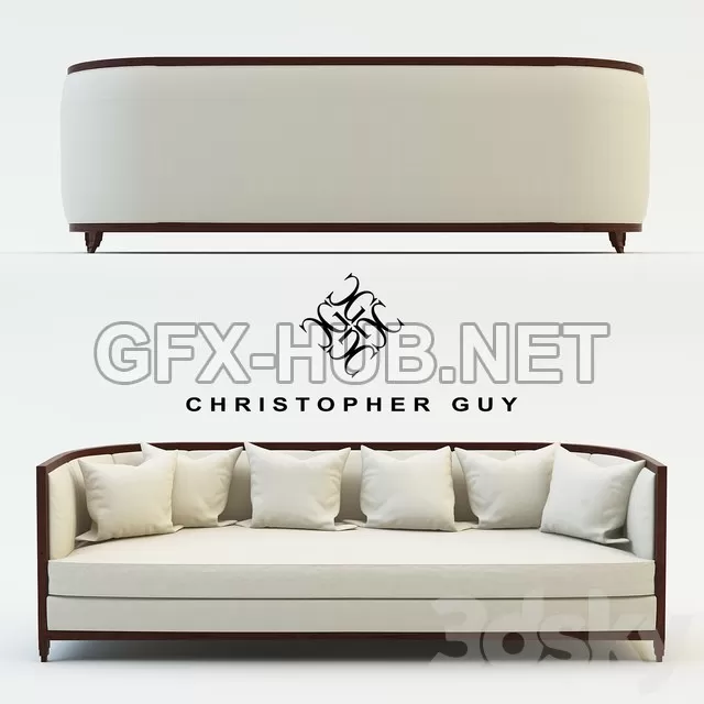 FURNITURE 3D MODELS – Christopher Guy MINERVA Sofa