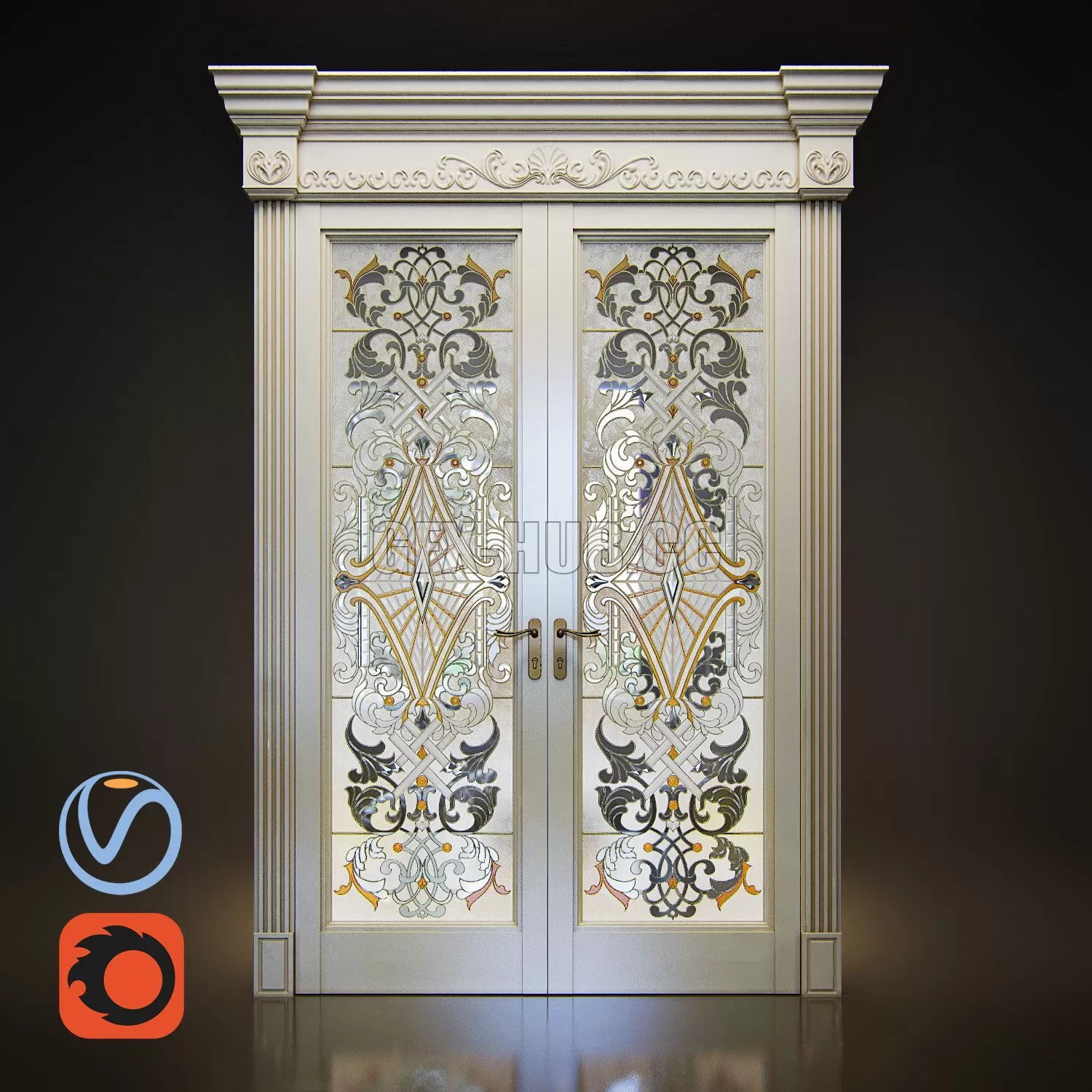 FURNITURE 3D MODELS – Classical door
