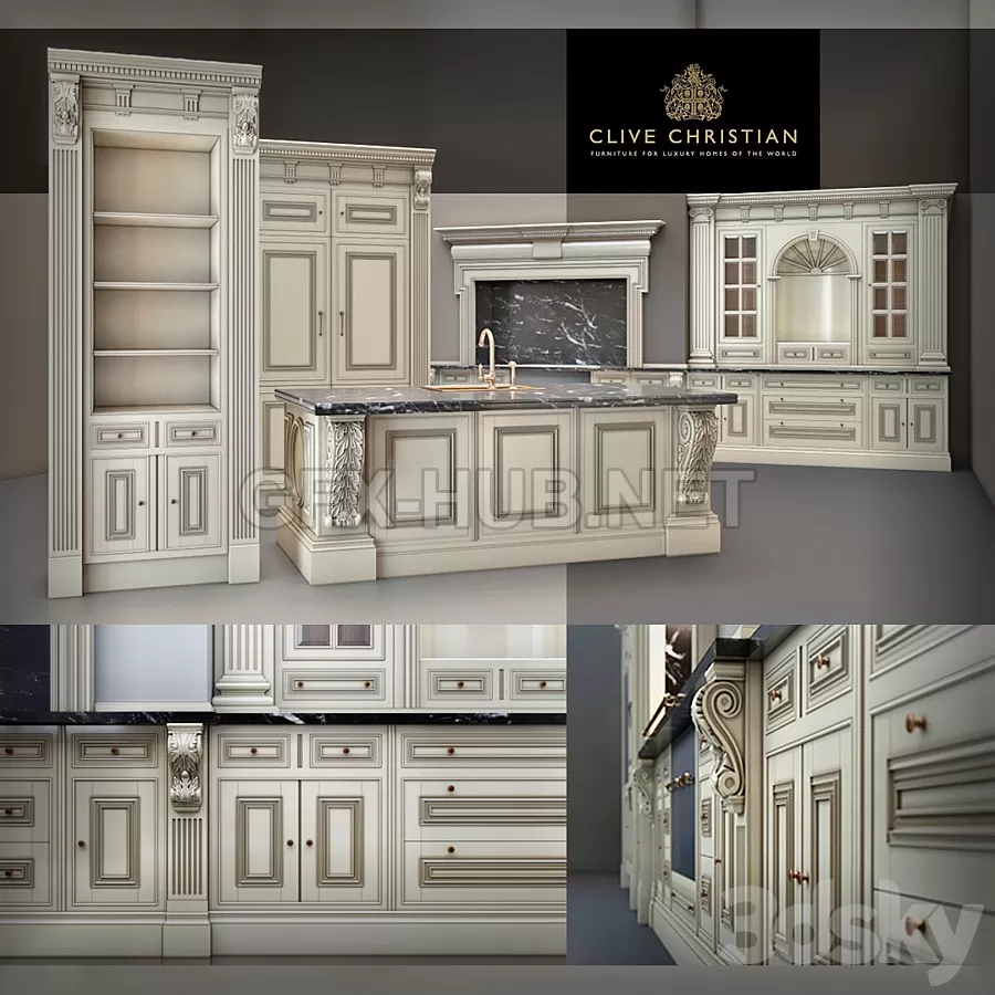 FURNITURE 3D MODELS – Clive Christian Architectural